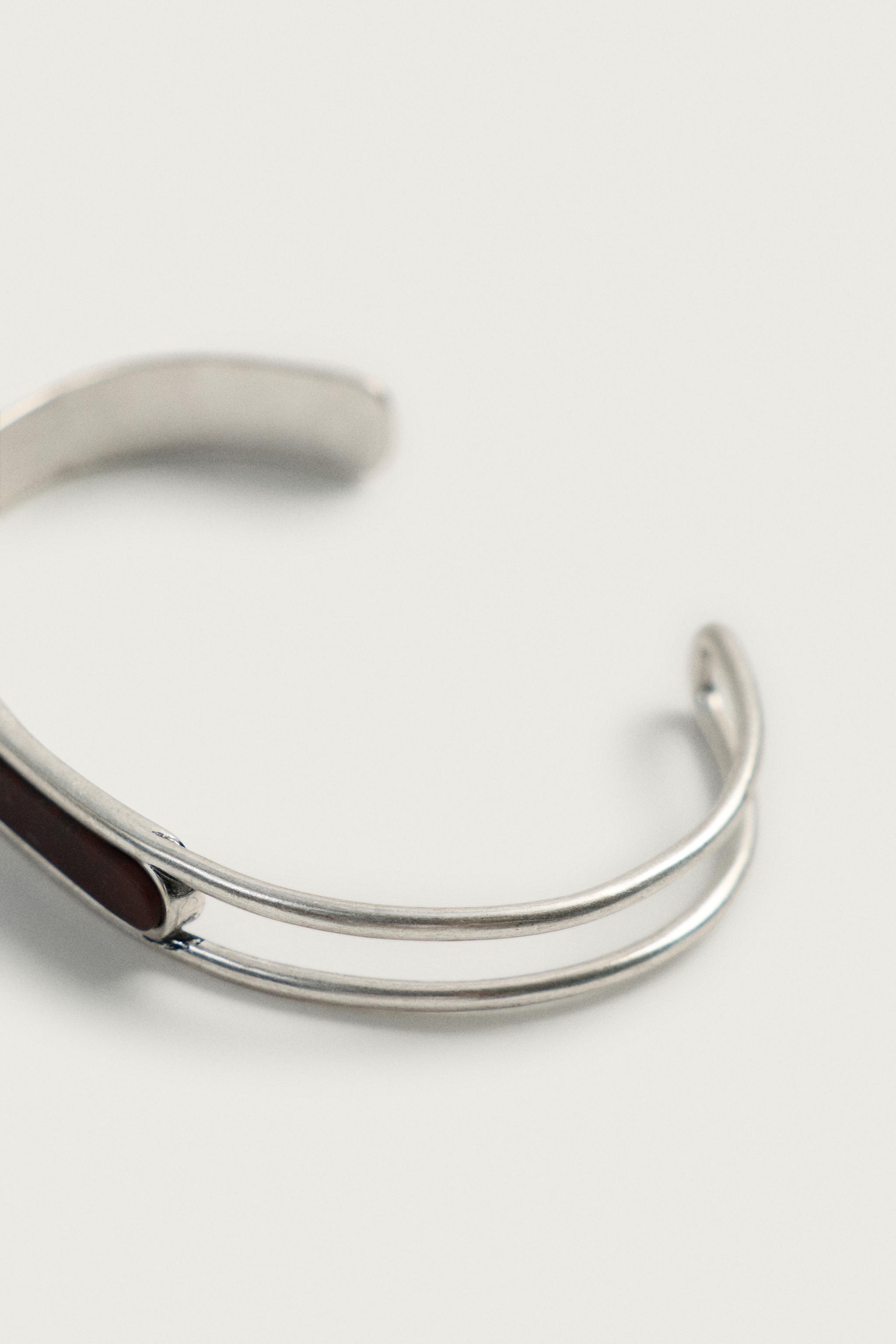 BRACELET RIGIDE COMBINÉ